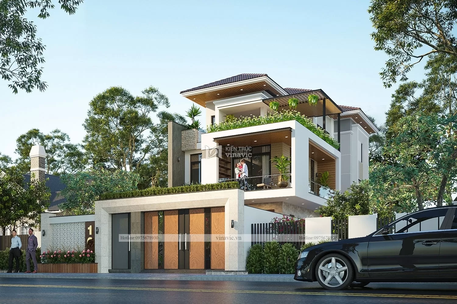 Biệt thự khu vực thành phố thủ đức với tổng diện tích sàn hơn 600m2 26 biet thu hien dai 3 tang mat tien 8m sau 16m bt2216 2.jpg