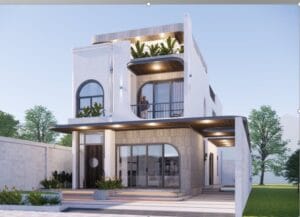 Biệt thự khu vực thành phố thủ đức với tổng diện tích sàn hơn 800m2 43 thiet ke biet thu tai binh duong mini villa ben cat binh duong 1662385535 1