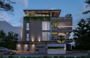 Biệt thự khu vực thành phố thủ đức với tổng diện tích sàn hơn 900m2 33 thiet ke nha mat pho tai ho chi minh thanh house 1646210969 1