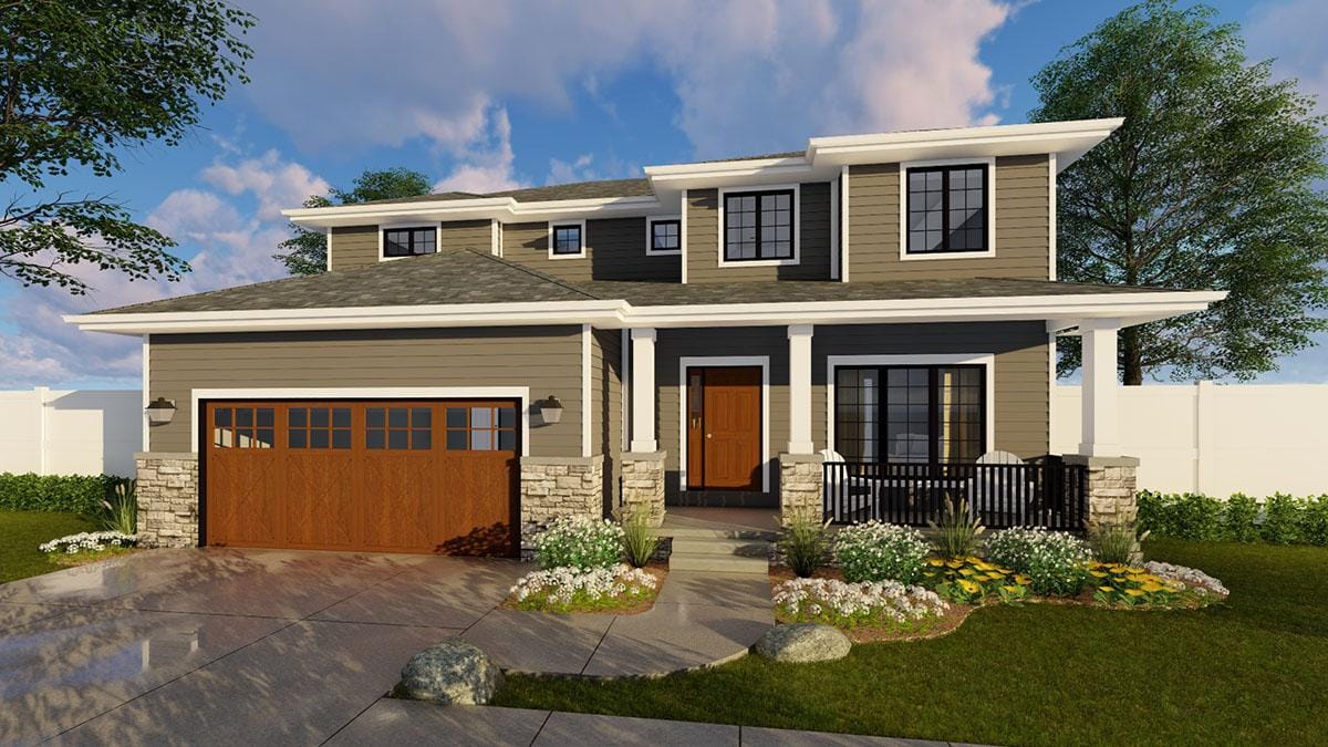 Thiết kế mẫu nhà cấp 4 đẹp hình chữ L