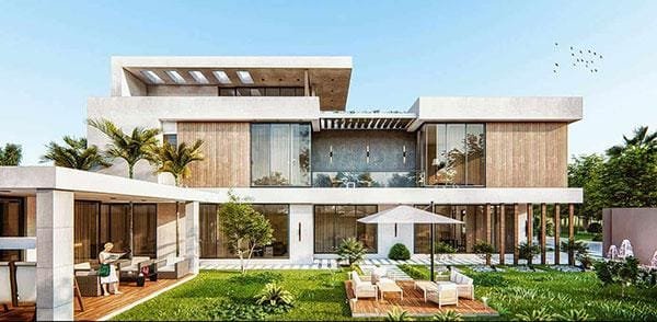 Mẫu thiết kế biệt thự nhà vườn 2 tầng trên đất 500m2