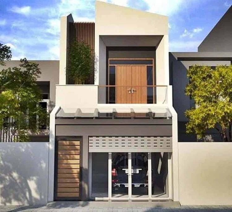 Mẫu nhà ống 2 tầng chi phí thấp hiện nay