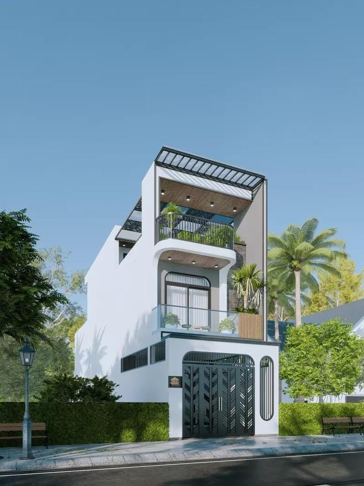 Mẫu nhà ống 2 tầng