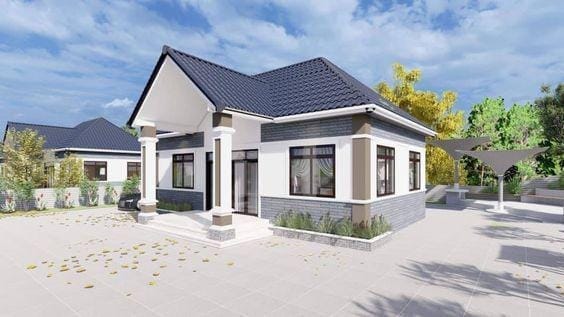 Mẫu nhà thái cấp 4 đẹp hiện đại