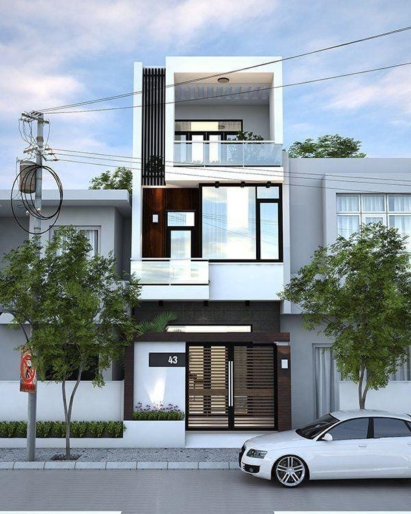 nhà ống 3 tầng đẹp đơn giản