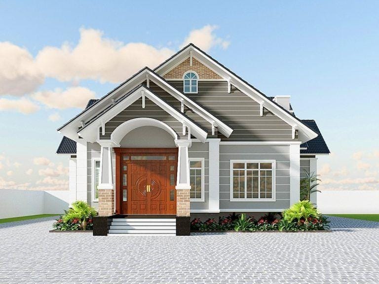 Thiết kế nhà mái Thái hiện đại